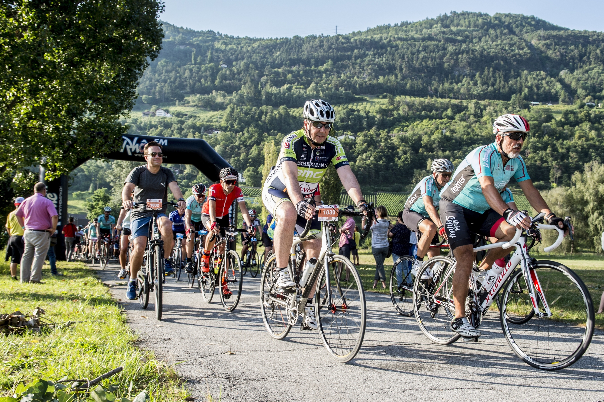 La Cyclosportive des Vins du Valais fait partie du Challenge Vélo Valais/Wallis.