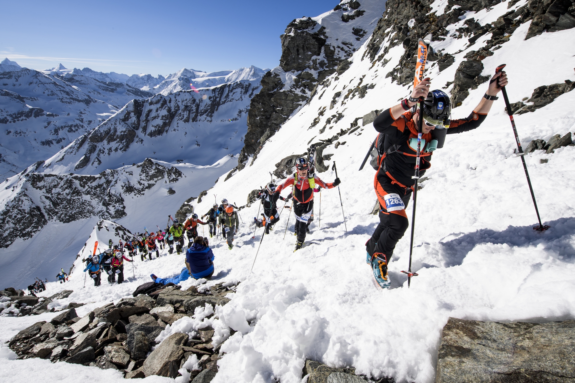 Sur une compétition comme la Patrouille des glaciers, l’euphorie cède facilement face à la douleur. 