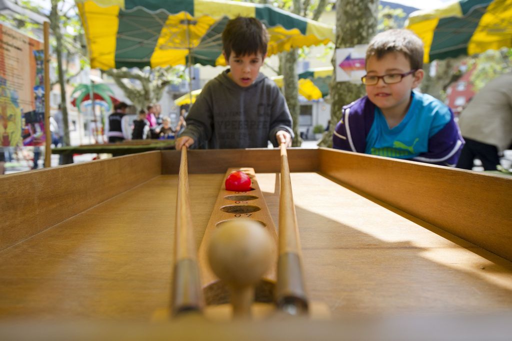 Samedi à Monthey, petits et grands pourront s'éclater notamment sur des jeux géants.