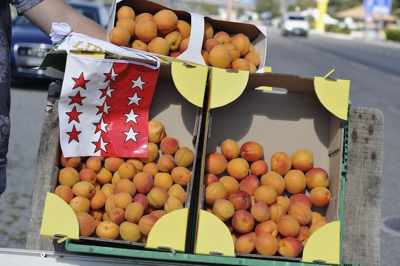 Les députés ne veulent plus que des fruits étrangers soient vendus au bords des routes du canton.
Sacha Bittel/Le Nouvelliste