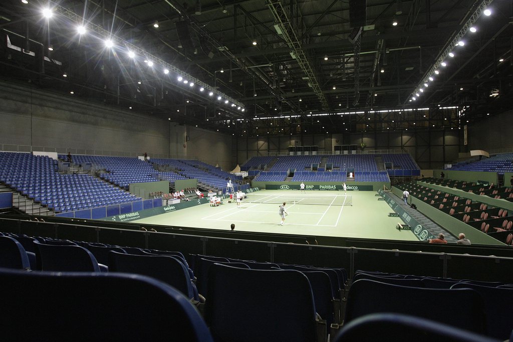 Le "Rebound Ace" de Palexpo Genève accueillera en février la rencontre de Coupe Davis de tennis opposant la Suisse à la République tchèque.