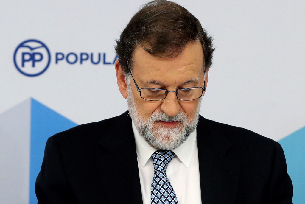 L'ancien chef du gouvernement espagnol Mariano Rajoy a annoncé mardi qu'il démissionnait de son poste de président du Parti populaire.