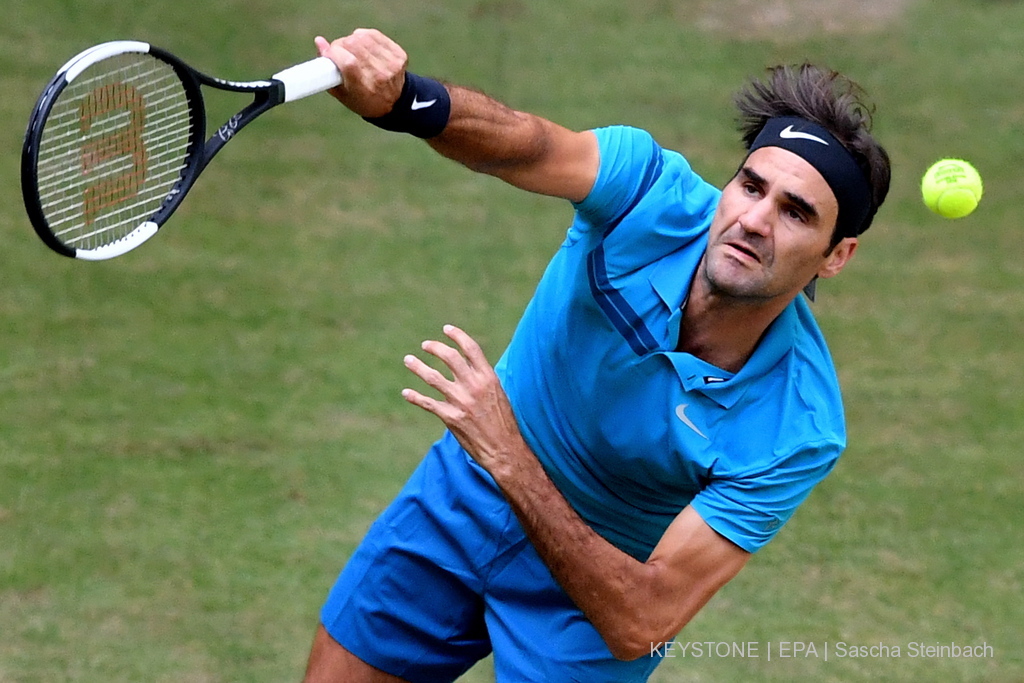 Roger Federer a fini par s'incliner à Halle. Sur gazon, il sera toujours à la merci d'un gros serveur en état de grâce.