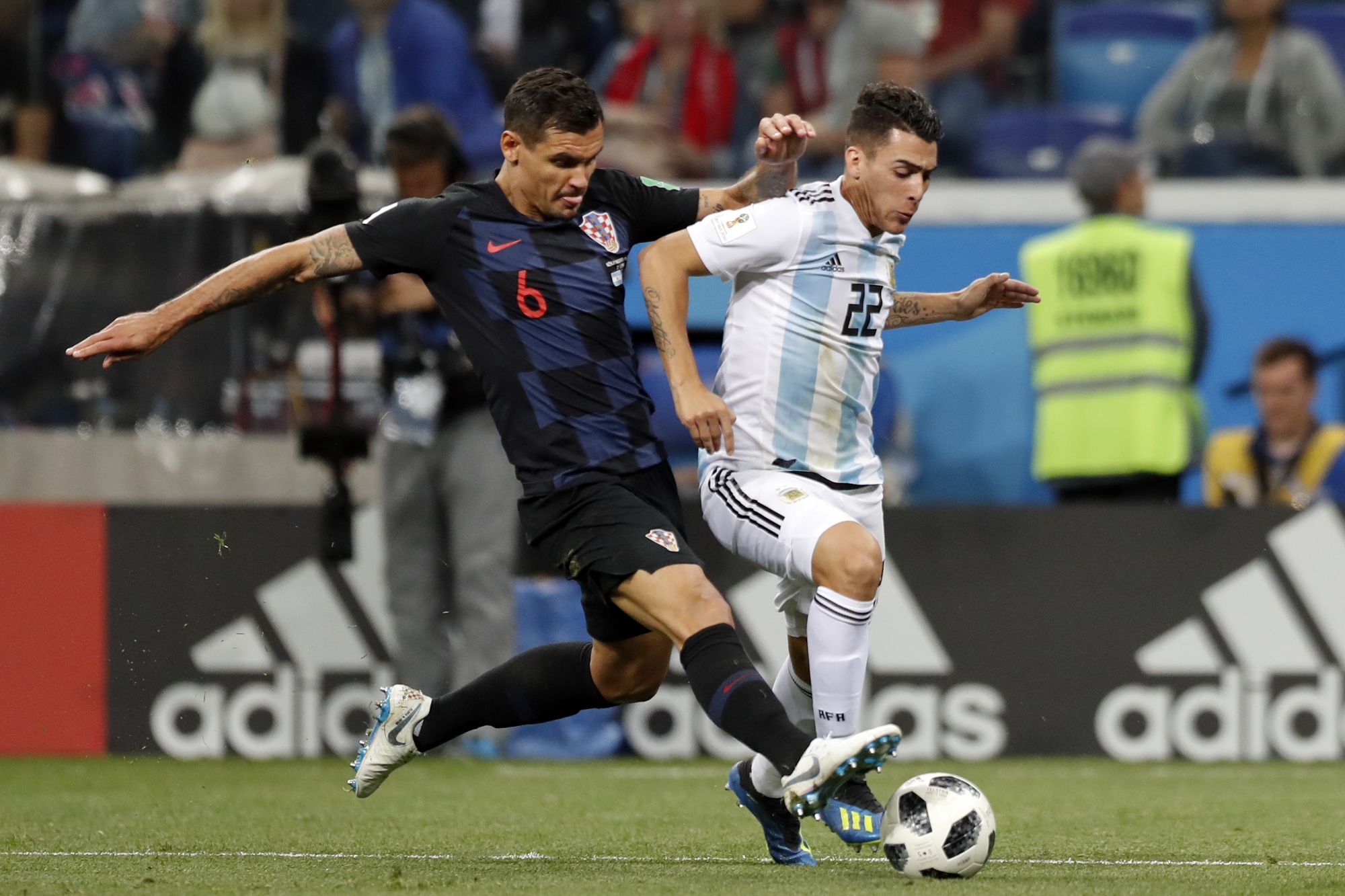 La Croatie s'est imposée 3-0 contre l'Argentine.