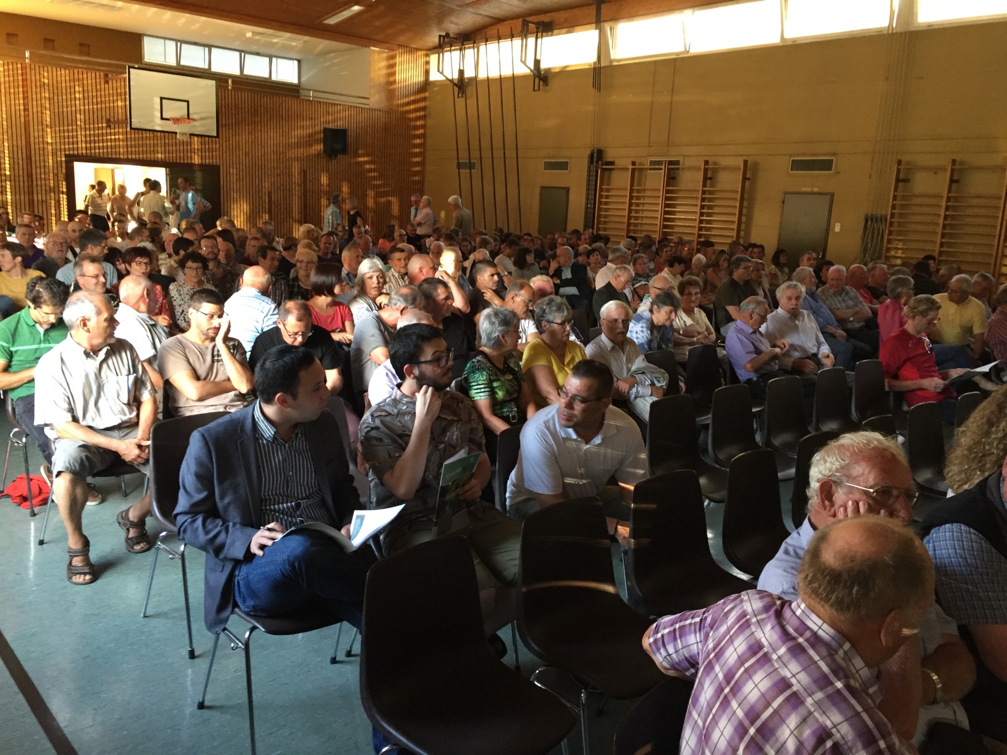 Plus de 230 personnes ont participé à l'assemblée primaire de Chalais.