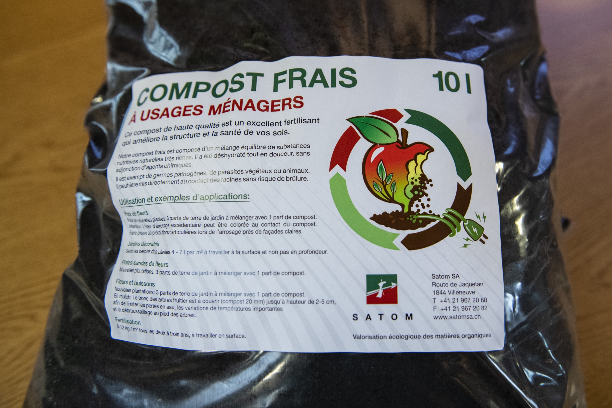 Le compost sera ensuite vendu à la population ou aux entreprises.