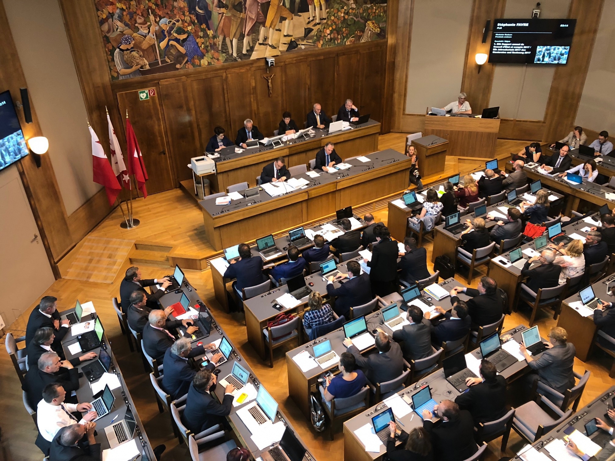 Le Grand Conseil a accepté d'entrer en matière sur le compte 2017 de l'Etat du Valais.