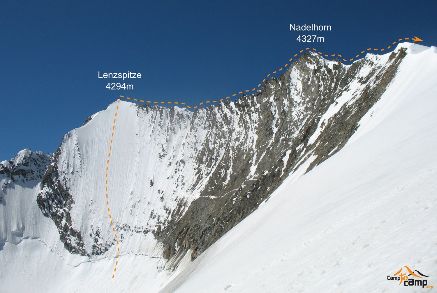 C'est dans cette région que les deux alpinistes ont été victime d'une chute mortelle.
