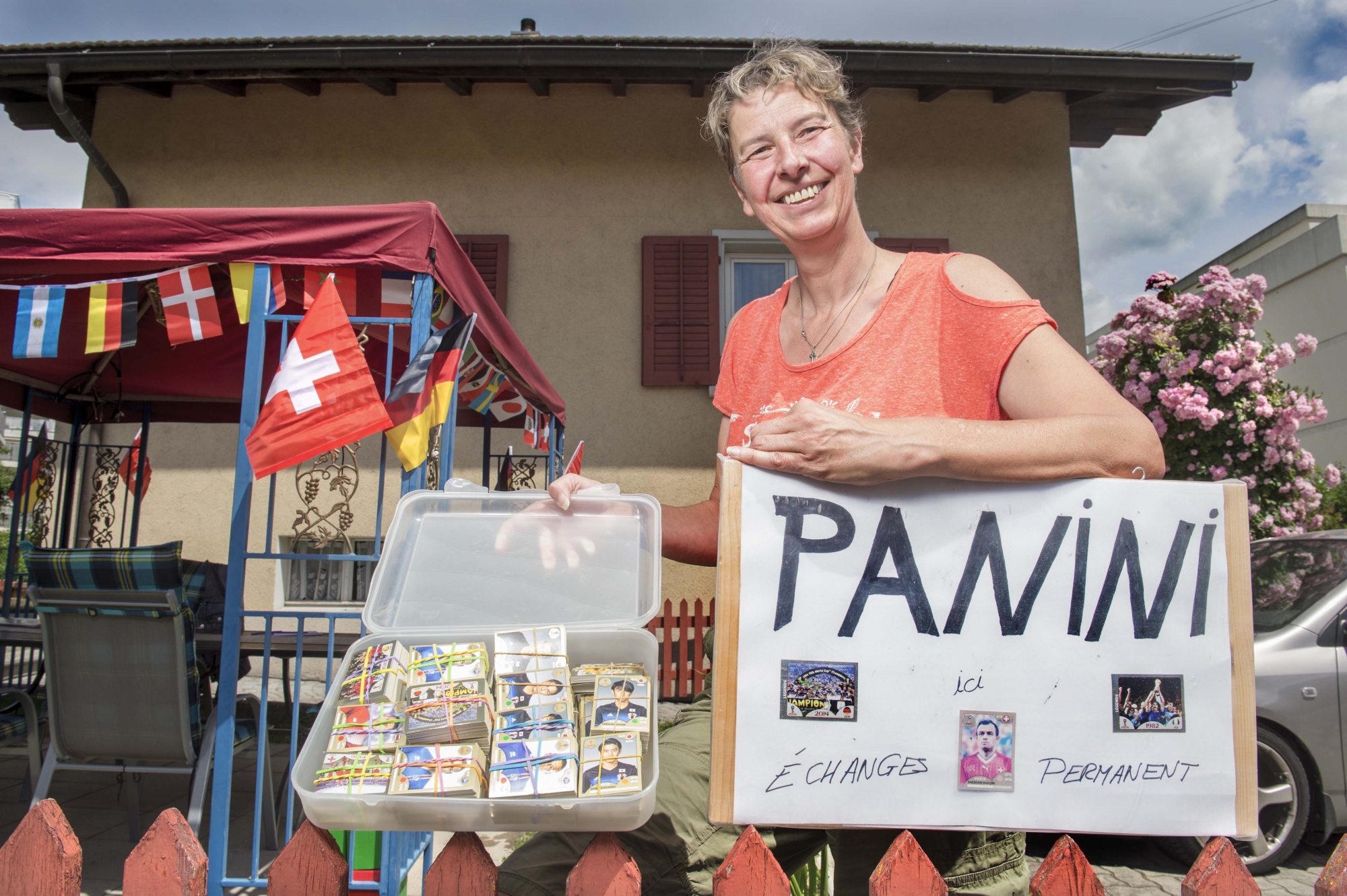 Actuellement, Frédérique de Morsier a plus de 2500 étiquettes en stock et elle gère 17 listes différentes.