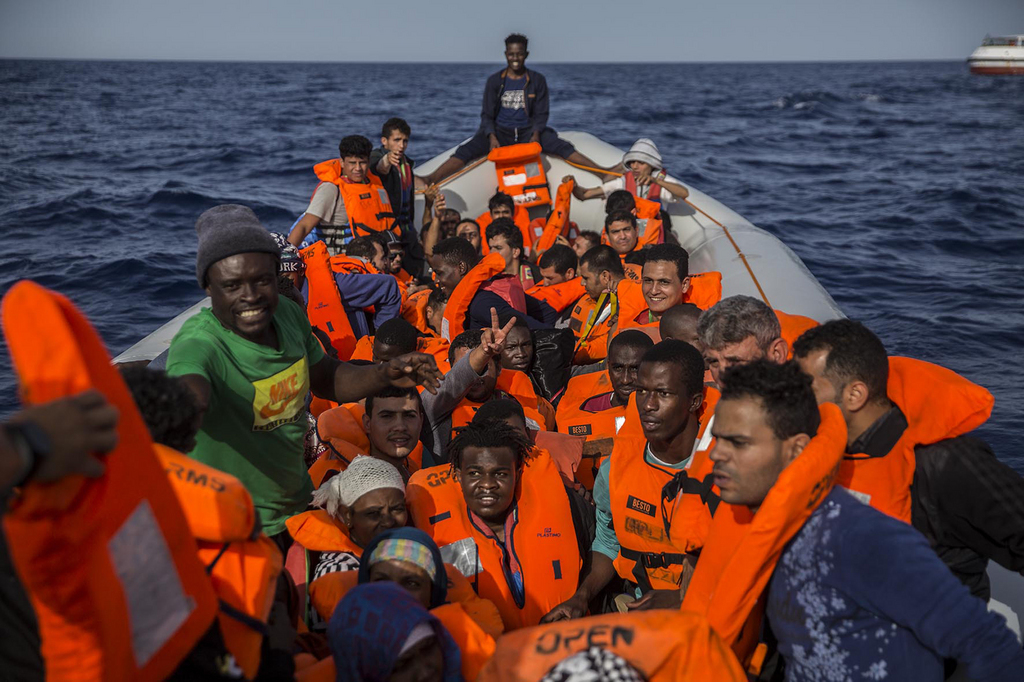 L'organisation non gouvernementale espagnole Proactiva Open Arms avait indiqué sur Twitter que son navire transportant les 59 migrants se dirigeait vers "un port sûr". 