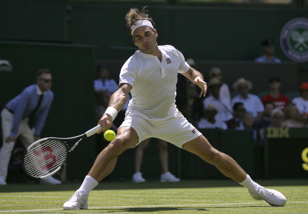 Roger Federer était en démonstration.
