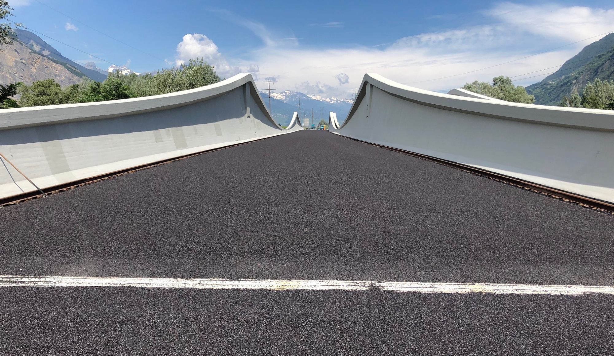 L'assainissement du pont sur le Rhône, à Riddes, entre dans le cadre des travaux de réfection de l'A9 "Martigny et environs".