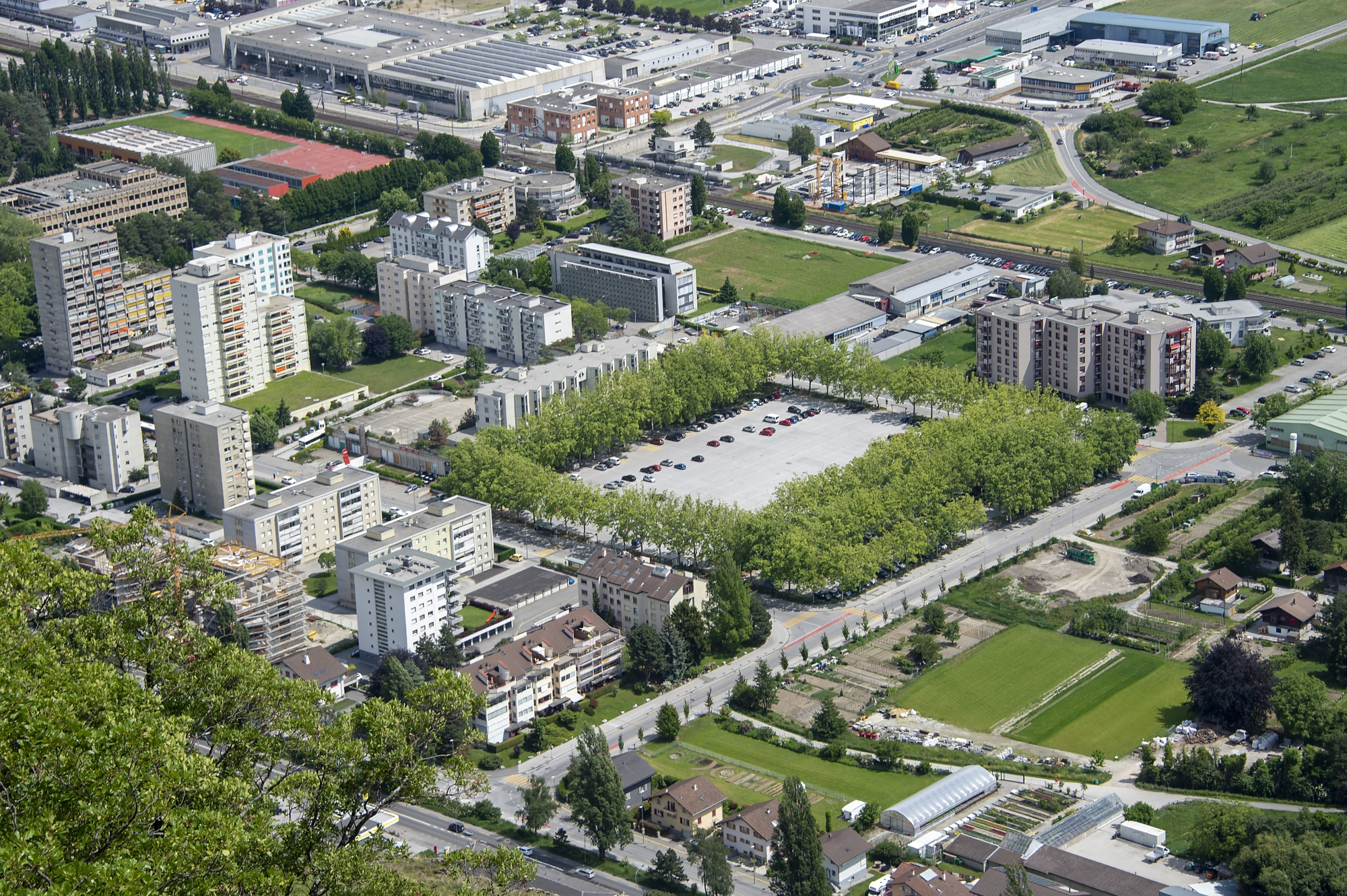 Le prix des appartements en ville de Sion est en baisse selon l'indice immobilier BCVs.