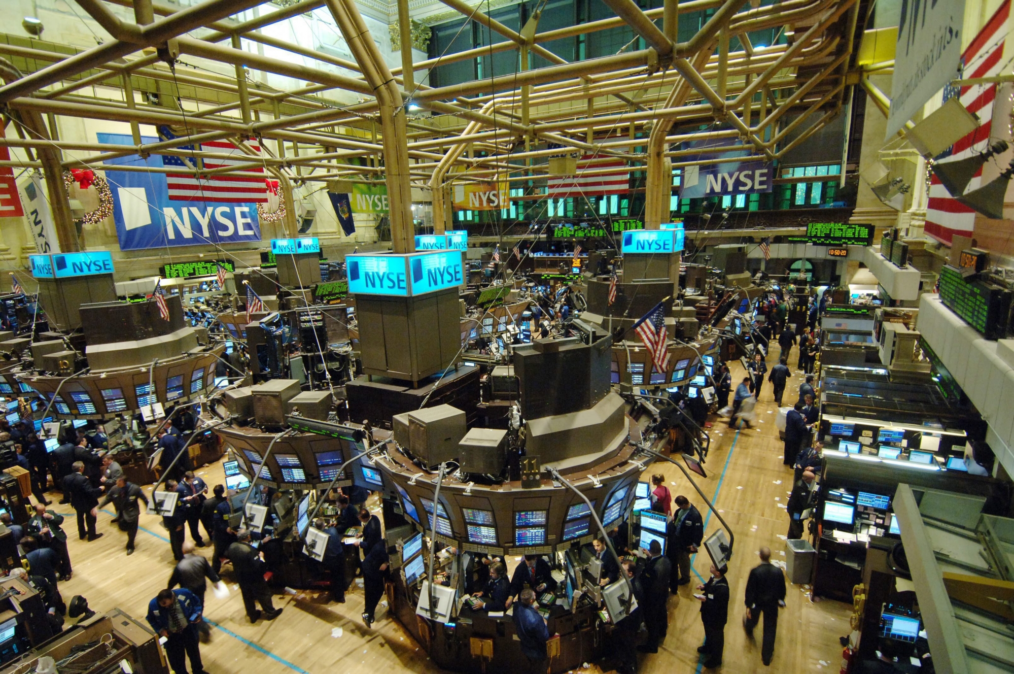 Wall Street, la bourse de New York le 28 December 2005, 

(KEYSTONE/AP/Henny Ray Abrams) WALL STREET