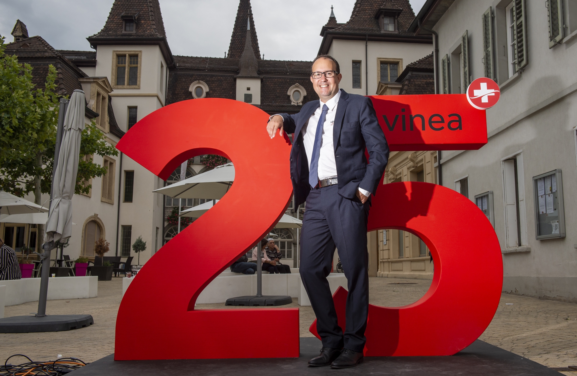 David Genolet, président de Vinea, entend bien pérenniser le Salon des vins suisses de Sierre, qui fête ses 25 ans.
