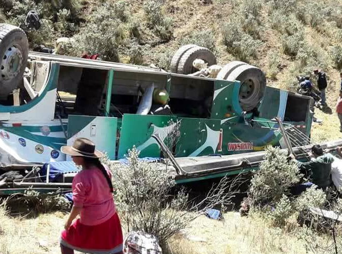 L'accident s'est produit sur la route reliant Sihuas à Quiche, dans la région d'Ancash. 