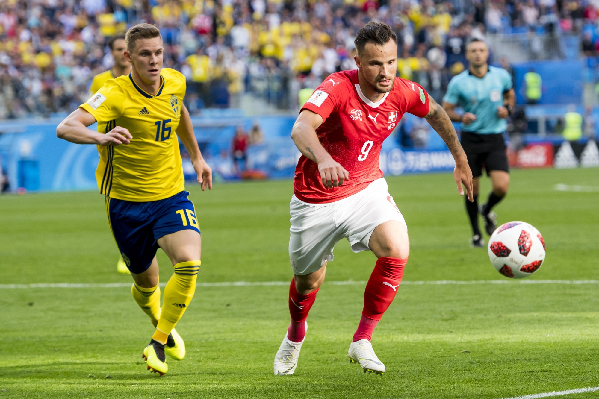 Haris Seferovic et la Suisse ont quitté la Coupe du monde en Russie en huitièmes après une défaite face à la Suisse. Ils retrouveront l'Islande et la Belgique dans leur groupe en Ligue des nations.