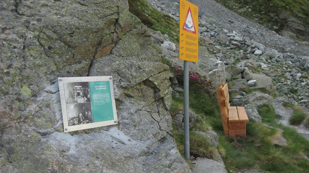 Le sentier «Histoire d’eau» veut rendre hommage aux ouvriers qui ont œuvré à la construction du barrage de la Grande Dixence.