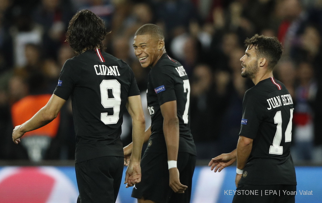 Juan Bernat, Edinson Cavani et Kylian Mbappe s'étaient promenés face aux Serbes.