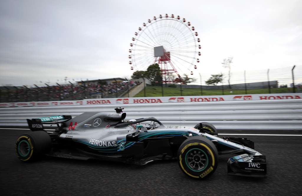 Le Britannique Lewis Hamilton s'élancera en tête lors du Grand Prix du Japon.