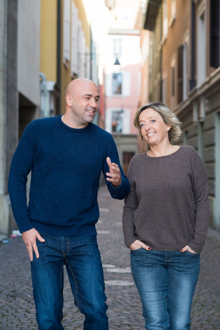 Frédéric Recrosio et Brigitte Rosset, un duo où la complicité et l’amitié font des étincelles.
