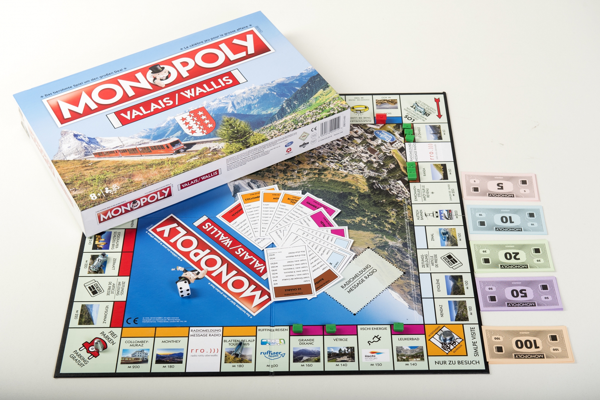 Le Monopoly version valaisanne est désormais disponible.