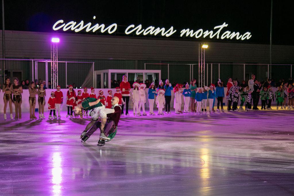 La Winter Opening Party constitue l'un des temps forts au centre de glace d'Ycoor à Crans-Montana.