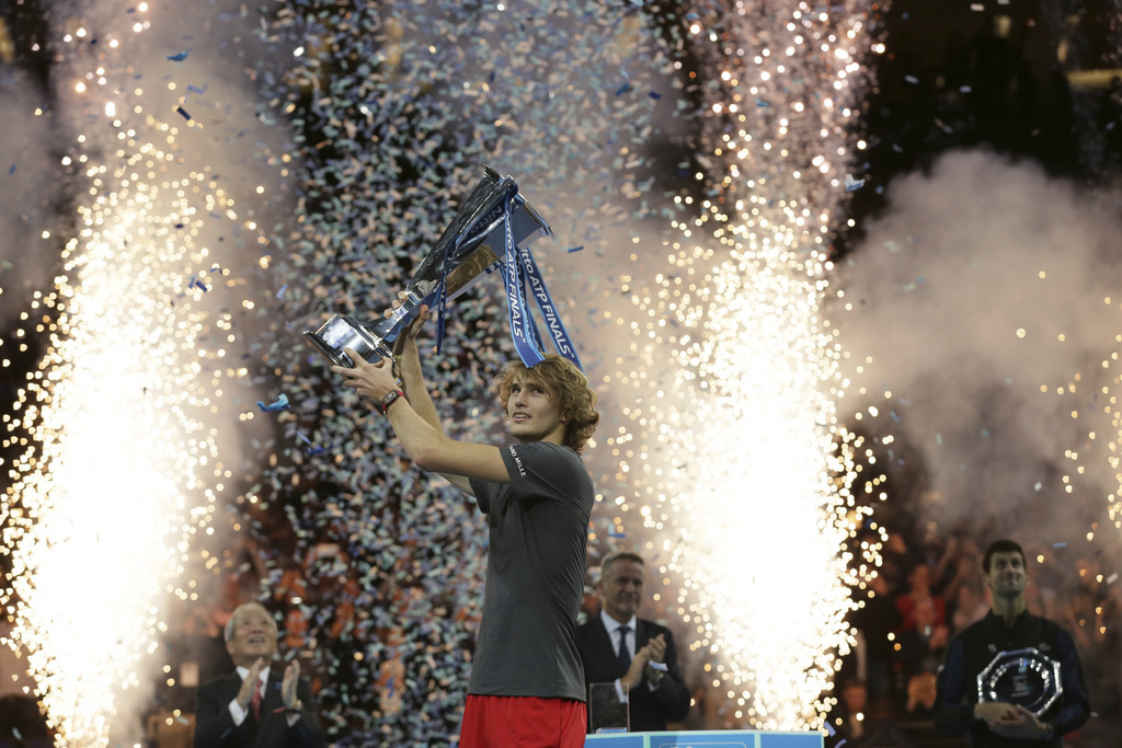 Alexander Zverev s'est imposé face à Novak Djokovic en finale du Masters de Londres.