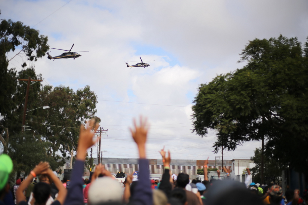 Environ 5000 migrants sont arrivés cette semaine à Tijuana dans l'espoir d'entrer aux Etats-Unis.