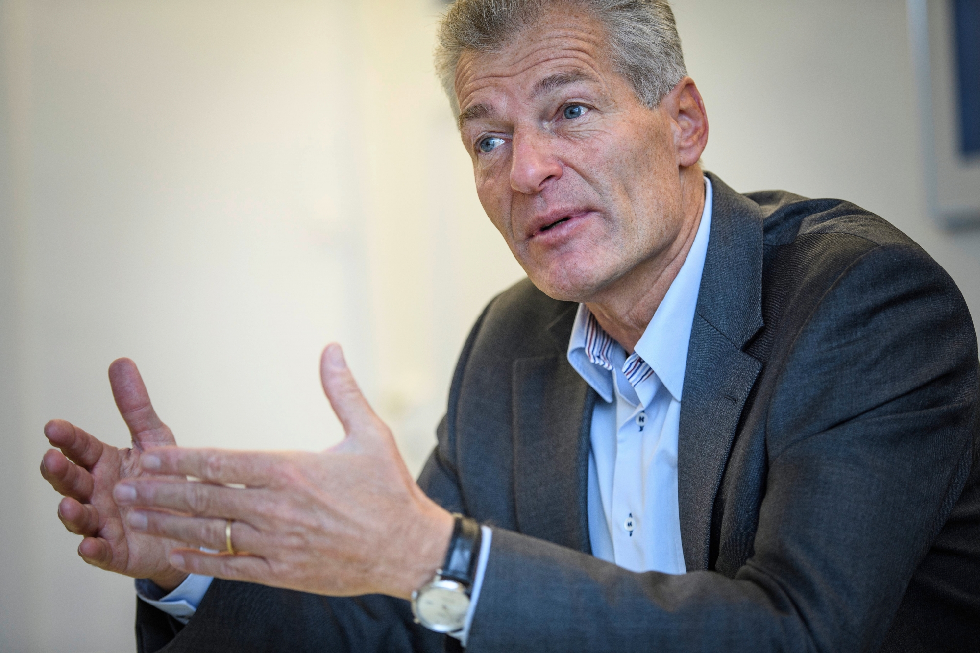 Heinz Karrer, président d'Economiesuisse

Photo Lib/Alain Wicht Berne,le 1.11.2018