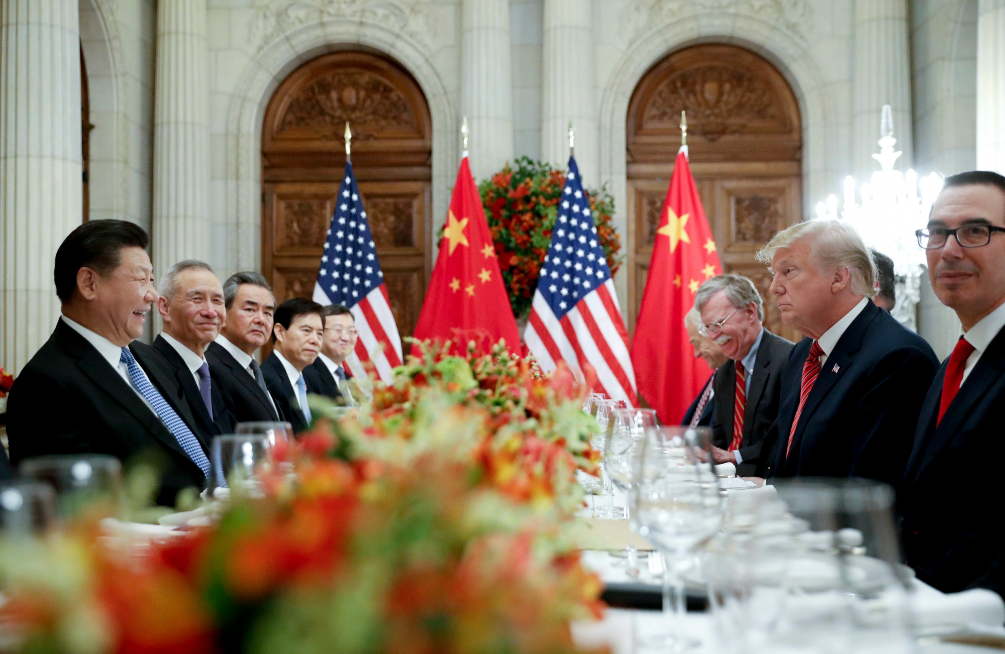 President Donald Trump with China's President Xi Jinping during their bilateral meeting at the G20 Summit, Saturday, Dec. 1, 2018 in Buenos Aires, Argentina. (AP Photo/Pablo Martinez Monsivais) Trump Argentina G20 Summit