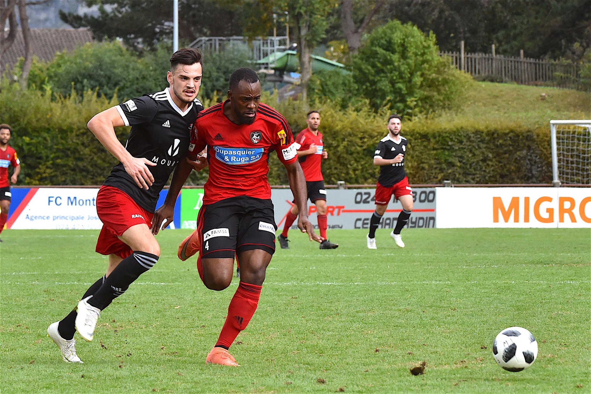 Le FC Conthey et le FC Monthey sont les équipes valaisannes les mieux classées en 2e ligue inter.