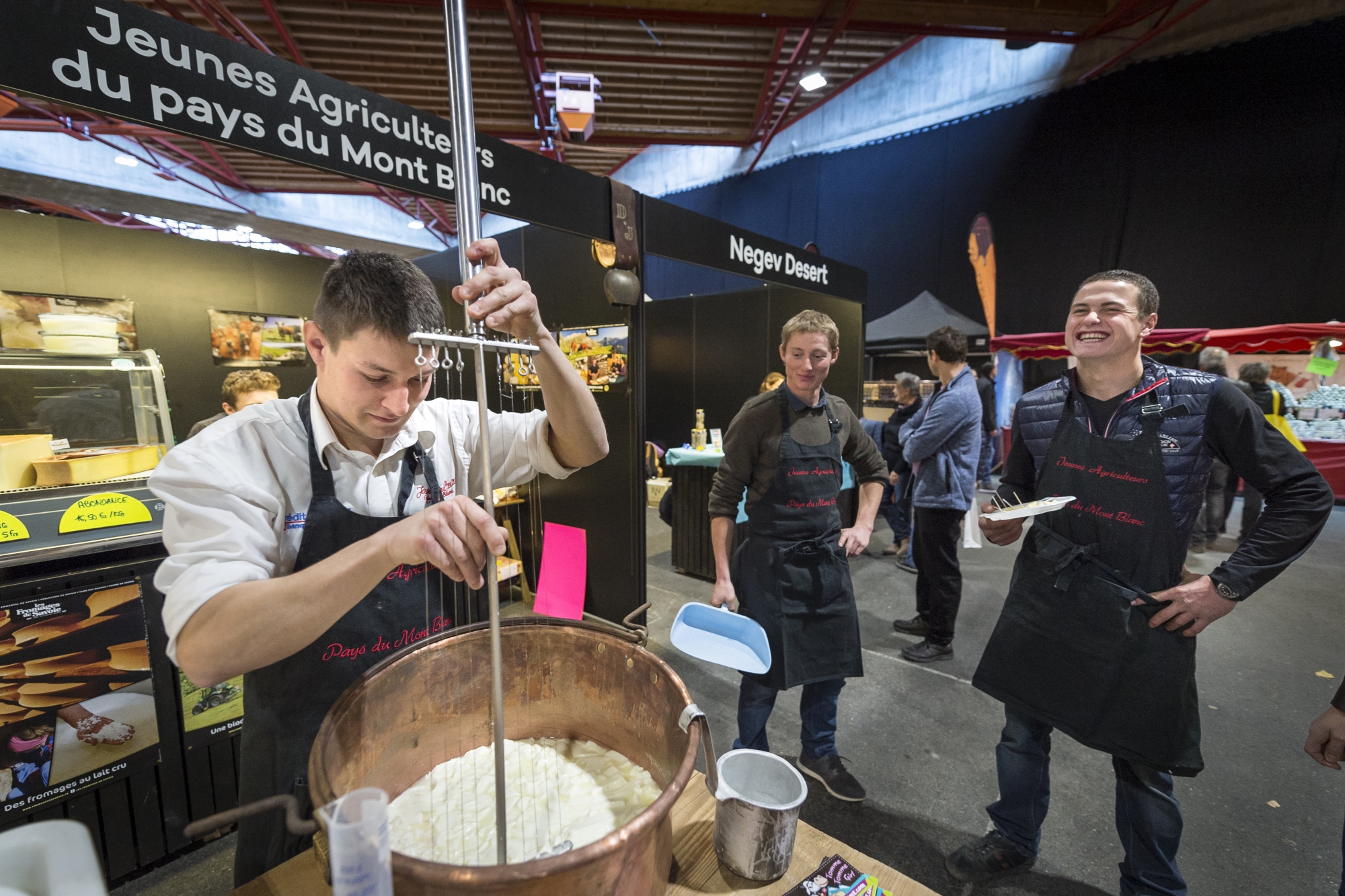 Le public est invité à déguster et à acheter des produits du terroir au salon Epicuria au CERM de Martigny.