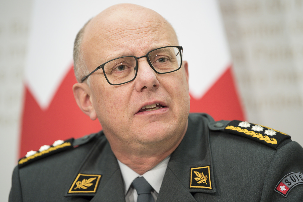 Philippe Rebord est le chef de l'armée suisse depuis le 1er janvier 2017.