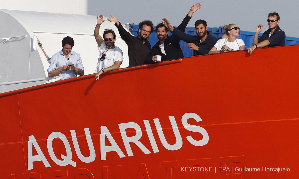 L'Aquarius a sauvé la vie de dizaines de milliers de migrants en perdition sur la Méditerranée (archives).