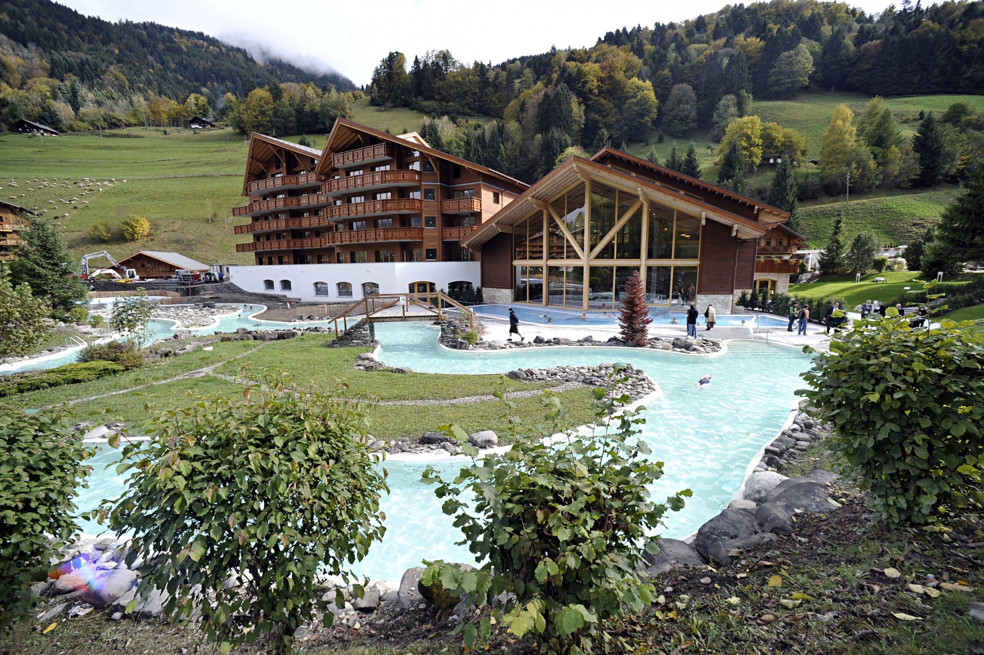 Les Thermes Parc de Val-d'Illiez sont fermés depuis octobre 2019.