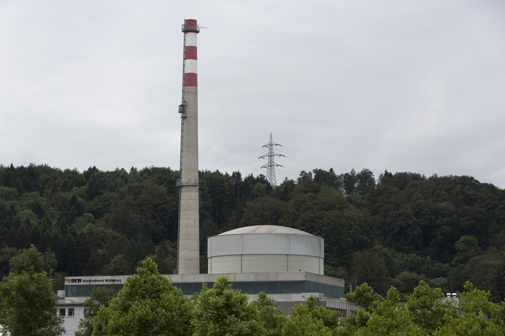 La centrale de Mühleberg est elle aussi "victime" du réchauffement (archives).