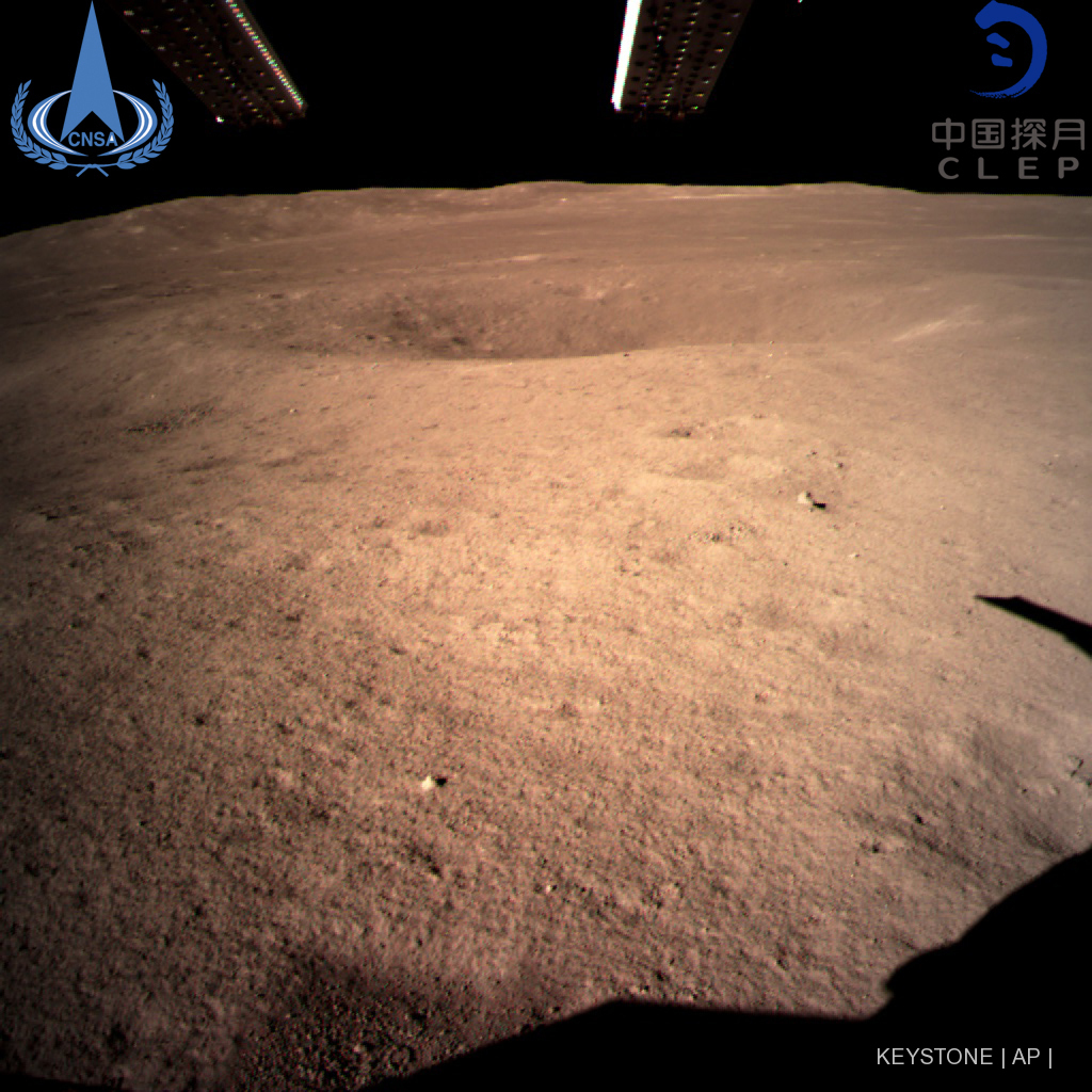 La première image envoyée sur Terre par le module chinois.