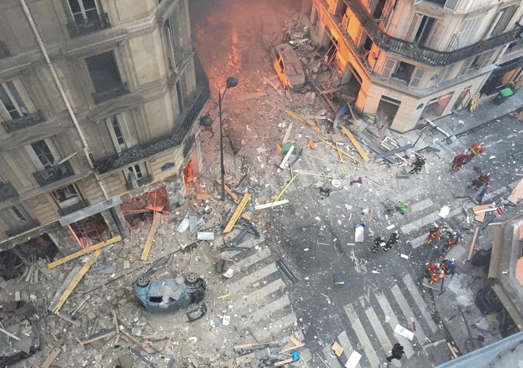 L'explosion a provoqué d'énormes dégâts dans le quartier.