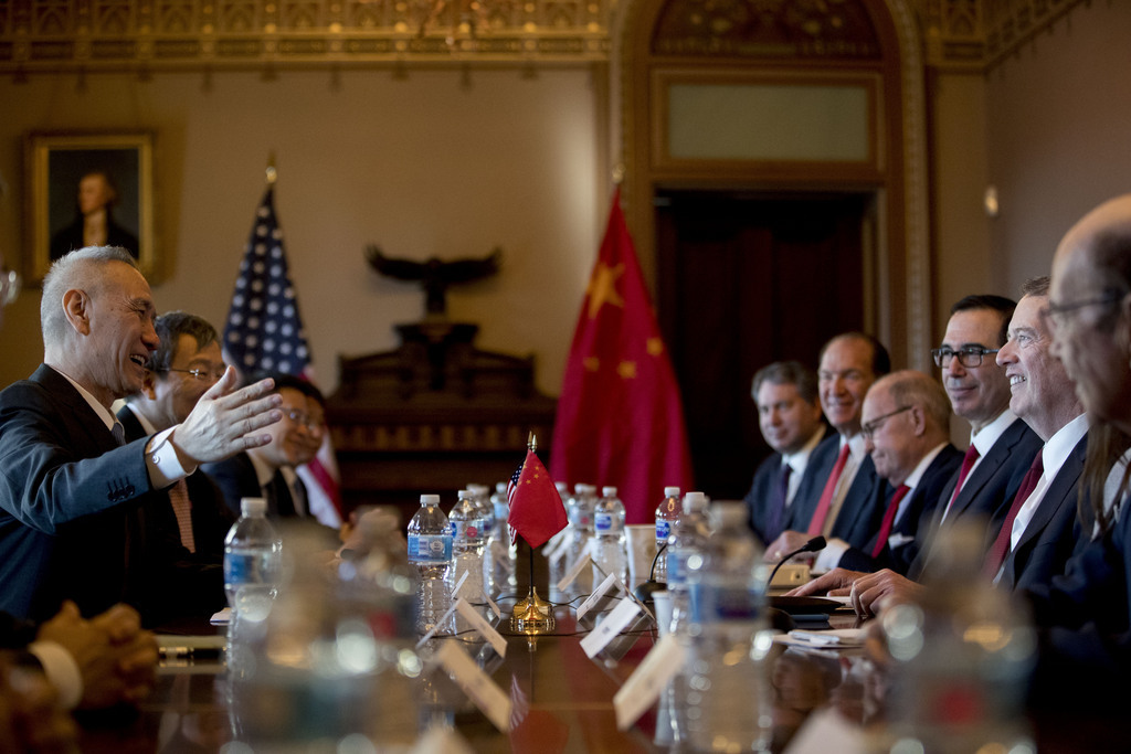 Des représentants américains et chinois se sont rencontrés à Washington la semaine dernière pour discuter des tensions commerciales qui les opposent.