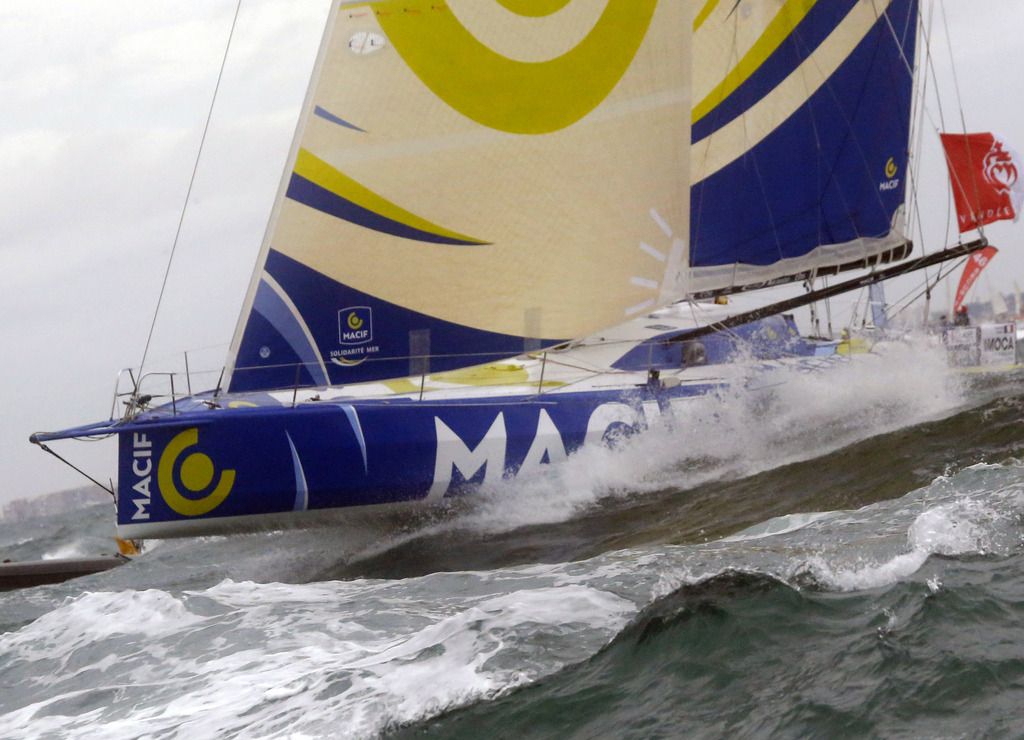 Le skipper de Macif va devoir traverser un "champ de mines" faits de morceaux d'icebergs de 100 à 400 mètres de haut.