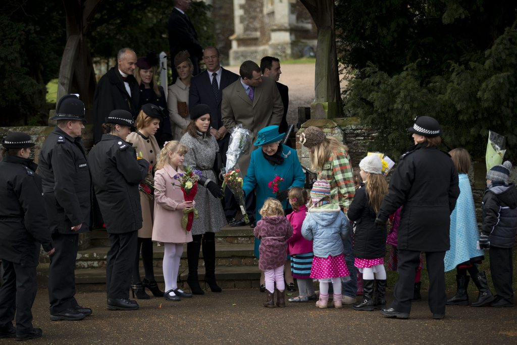 La reine Elizabeth II a assisté à l'office de la paroisse locale, comme le veut la tradition.