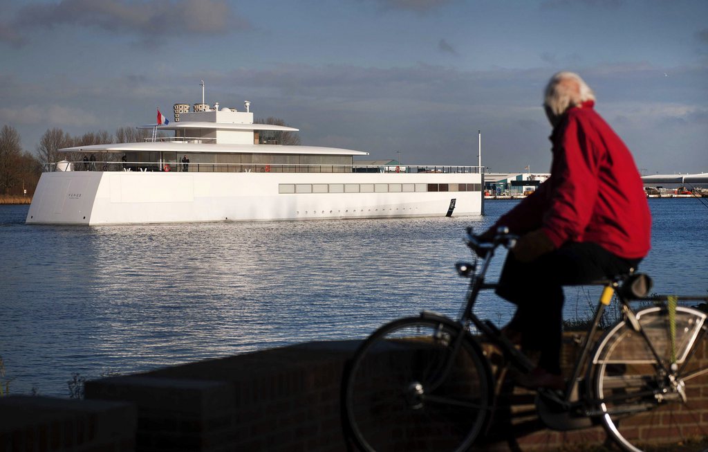 Le yacht de feu Steve Jobs peut prend la mer. 