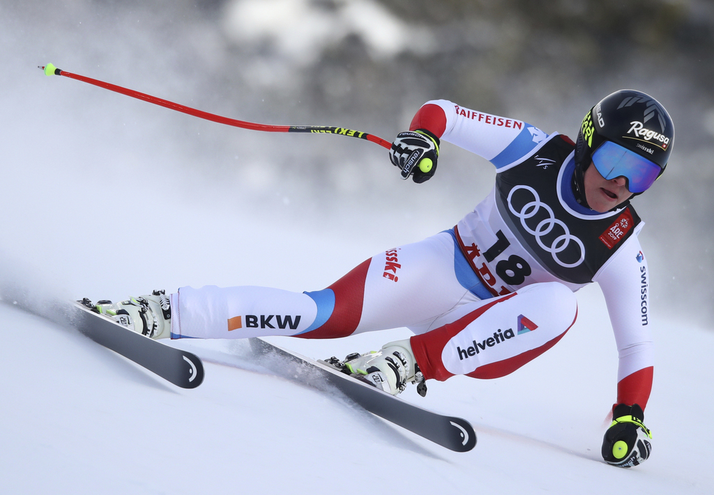 Lara Gut-Behrami a surpris avec sa troisième place au premier entraînement de la descente de Crans-Montana. (Archives)