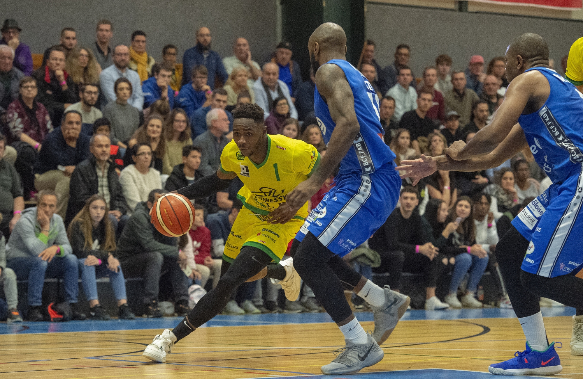 Boris Mbala était de retour pour la première fois dans son ancienne salle à Fribourg.