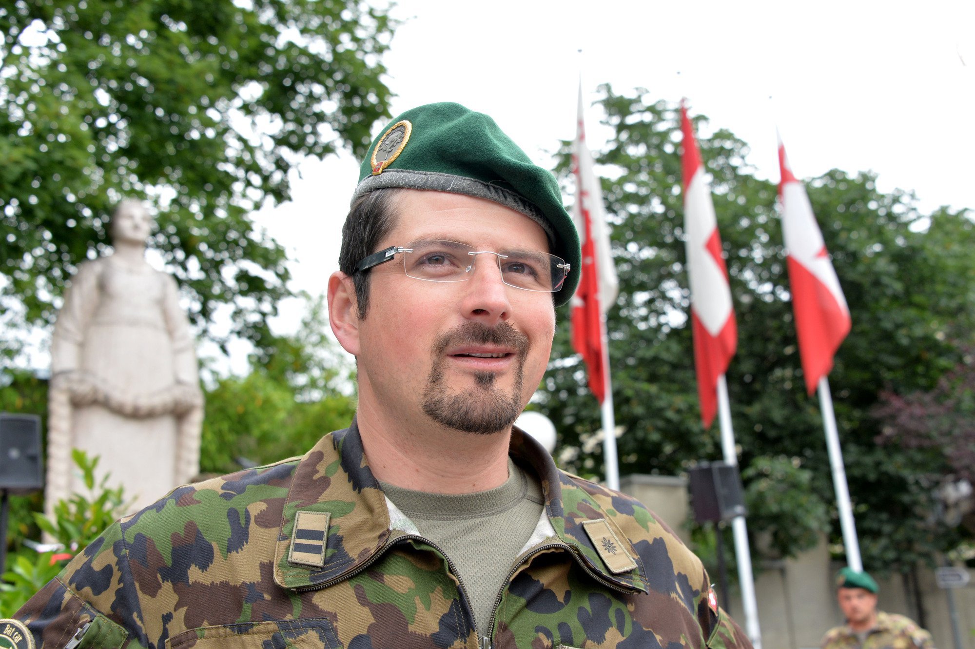 Yannick Buttet est lieutenant-colonel à l'armée.