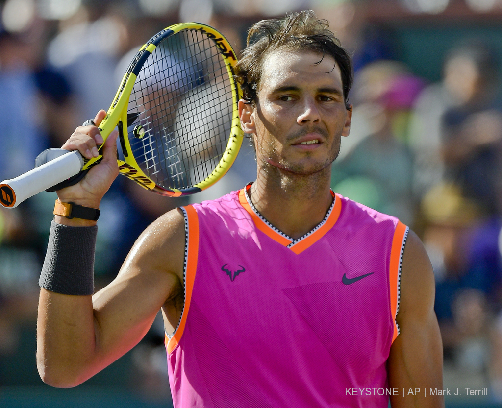 Rafael Nadal a gagné en quart de finale en 2 sets 7-6 7-5.