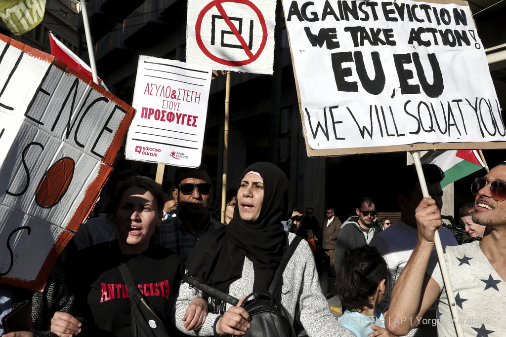 La marche contre la discrimination a eu lieu à Athènes.