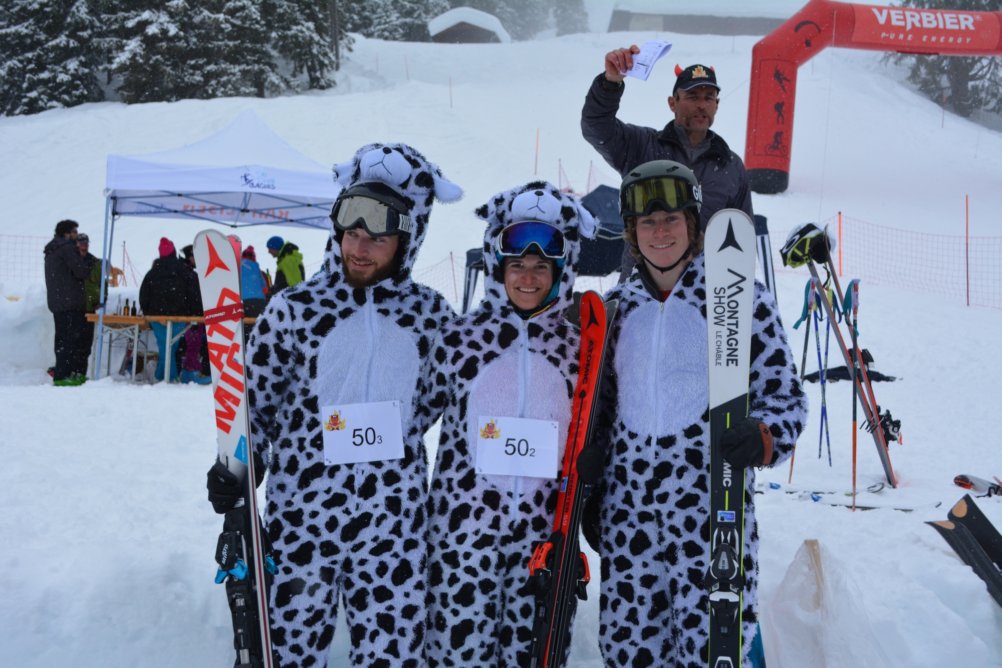 A Bruson, les tenues de ski seront très décontractées lors de l'Infernale.