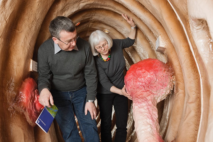 Mardi prochain 26 mars (de 10 à 18 heures), visiteurs et personnel de l’hôpital de Sion seront invités à explorer l’intérieur d’un côlon géant et à demander conseil aux spécialistes.